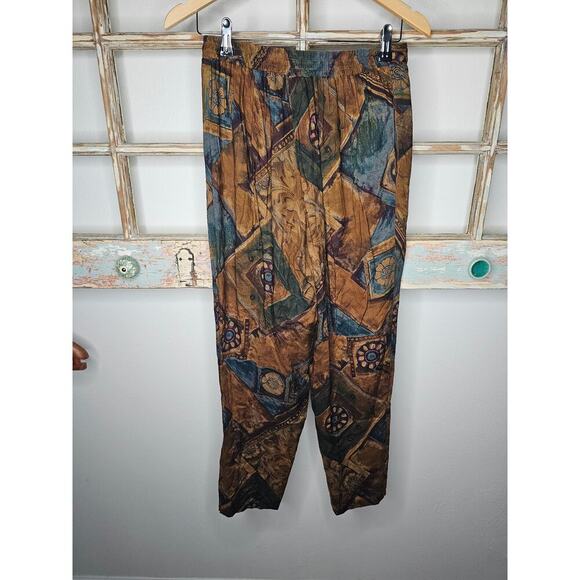 Vintage Synari Abstract Pants Ladies size Medium - Picture 8 of 8